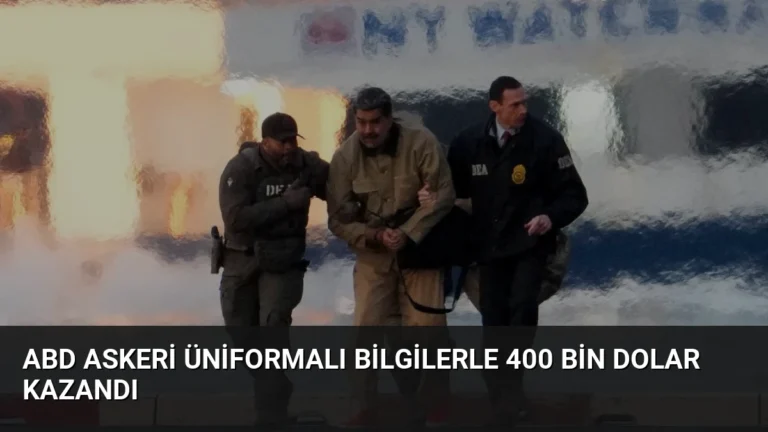 ABD Askeri Üniformalı Bilgilerle 400 Bin Dolar Kazandı