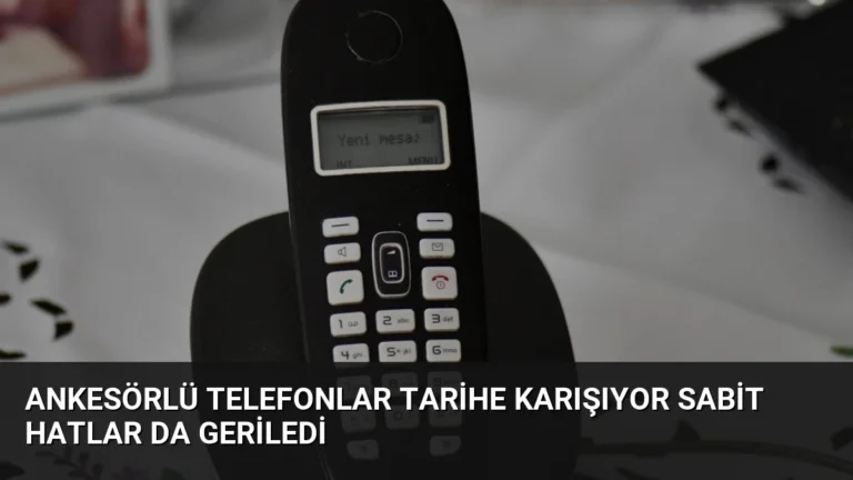 Ankesörlü Telefonlar Tarihe Karışıyor Sabit Hatlar Da Geriledi