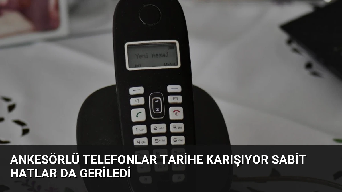 Ankesörlü Telefonlar Tarihe Karışıyor Sabit Hatlar Da Geriledi