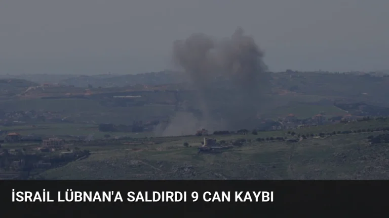 İsrail Lübnan’a Saldırdı 9 Can Kaybı