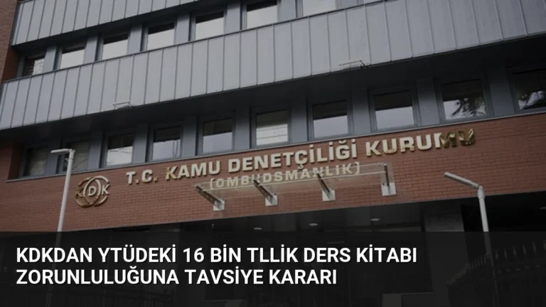 KDKdan YTÜdeki 16 Bin TLlik Ders Kitabı Zorunluluğuna Tavsiye Kararı