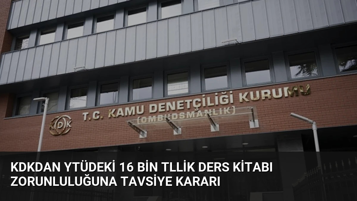 KDKdan YTÜdeki 16 Bin TLlik Ders Kitabı Zorunluluğuna Tavsiye Kararı