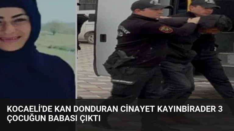 Kocaeli’de Kan Donduran Cinayet Kayınbirader 3 Çocuğun Babası Çıktı