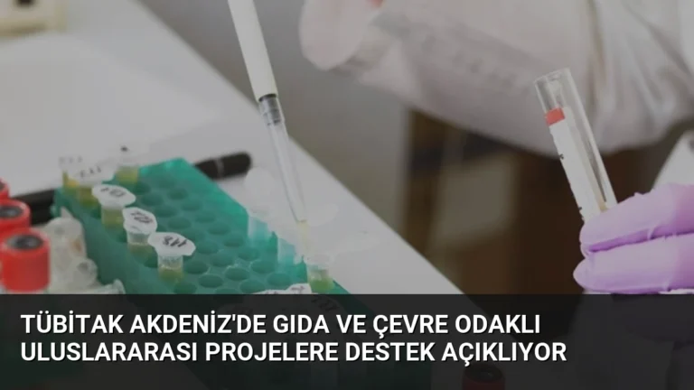 TÜBİTAK Akdeniz’de Gıda ve Çevre Odaklı Uluslararası Projelere Destek Açıklıyor