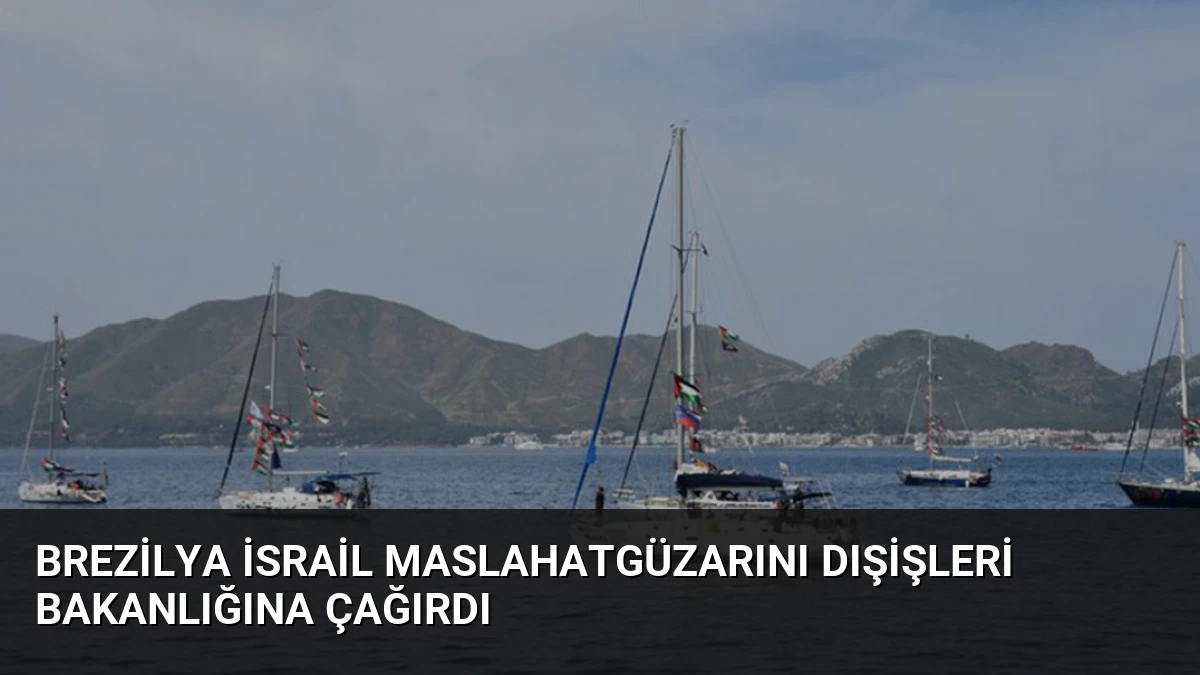 Brezilya İsrail maslahatgüzarını Dışişleri Bakanlığına çağırdı