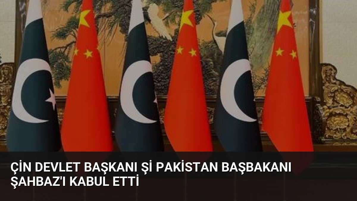 Çin Devlet Başkanı Şi Pakistan Başbakanı Şahbaz’ı Kabul Etti