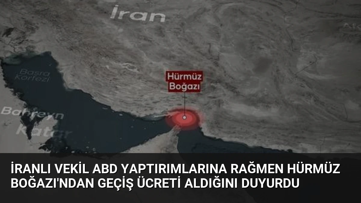 İranlı Vekil ABD Yaptırımlarına Rağmen Hürmüz Boğazı’ndan Geçiş Ücreti Aldığını Duyurdu