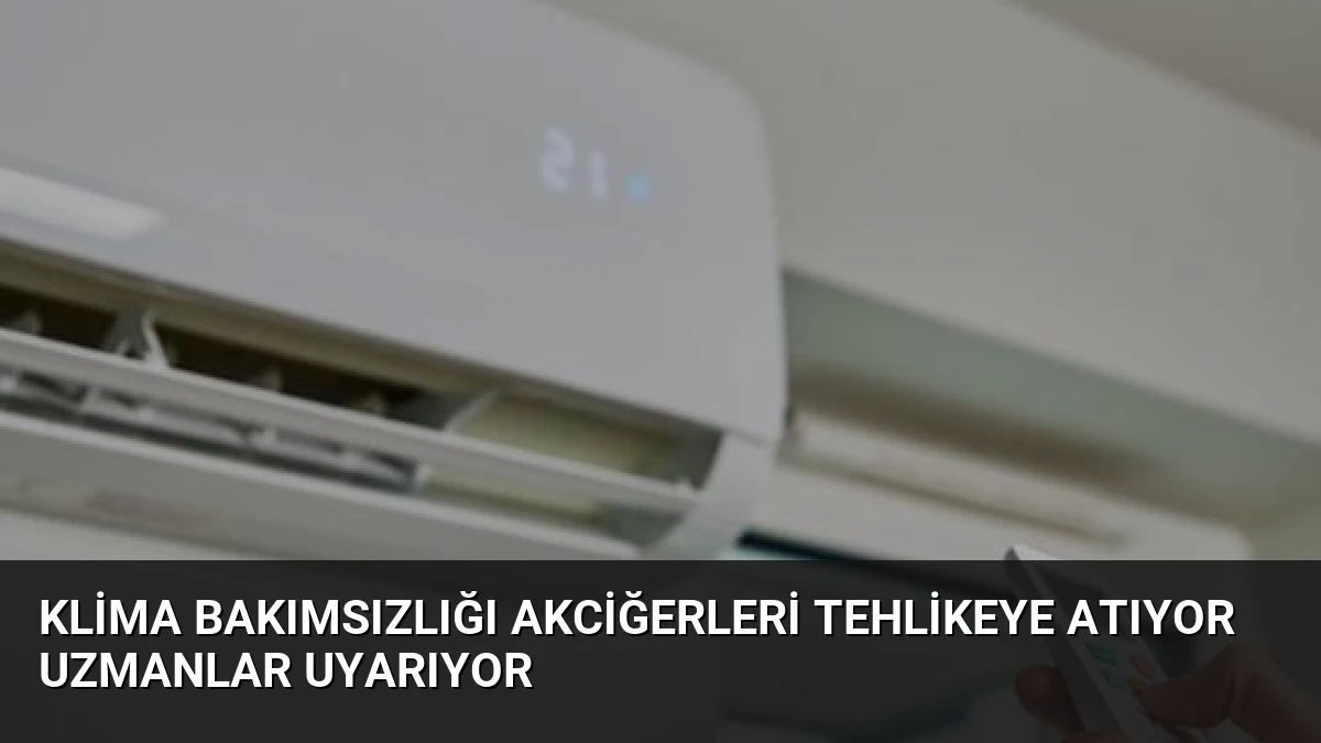 Klima Bakımsızlığı Akciğerleri Tehlikeye Atıyor Uzmanlar Uyarıyor