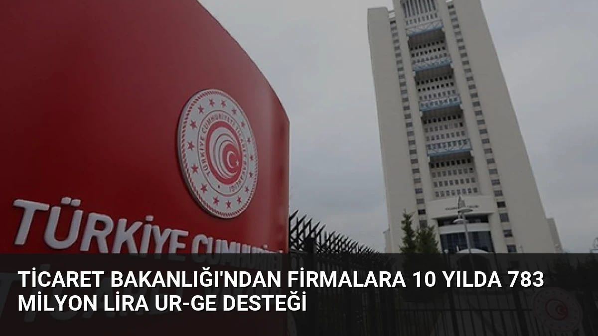 Ticaret Bakanlığı’ndan Firmalara 10 Yılda 783 Milyon Lira UR-GE Desteği