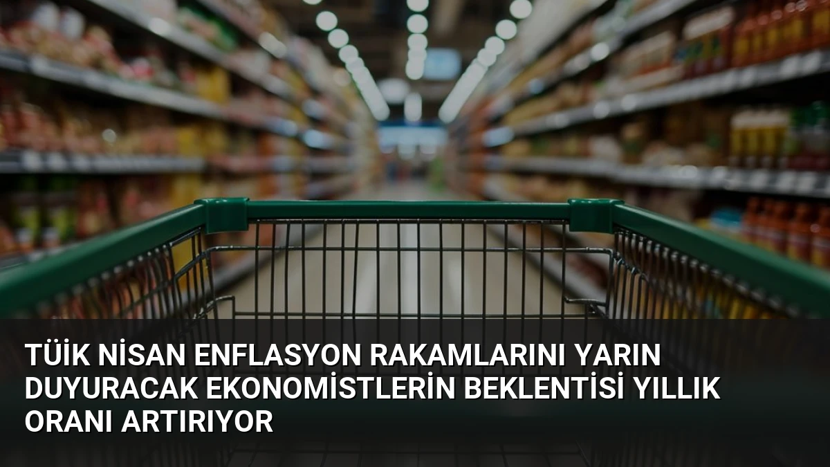 TÜİK Nisan Enflasyon Rakamlarını Yarın Duyuracak Ekonomistlerin Beklentisi Yıllık Oranı Artırıyor
