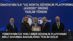 Türkiye’nin İlk Yerli Siber Güvenlik Platformu Milli Savunma Bakanlığına Teslim Edildi