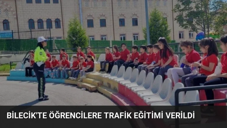 Bilecik’te Öğrencilere Trafik Eğitimi Verildi
