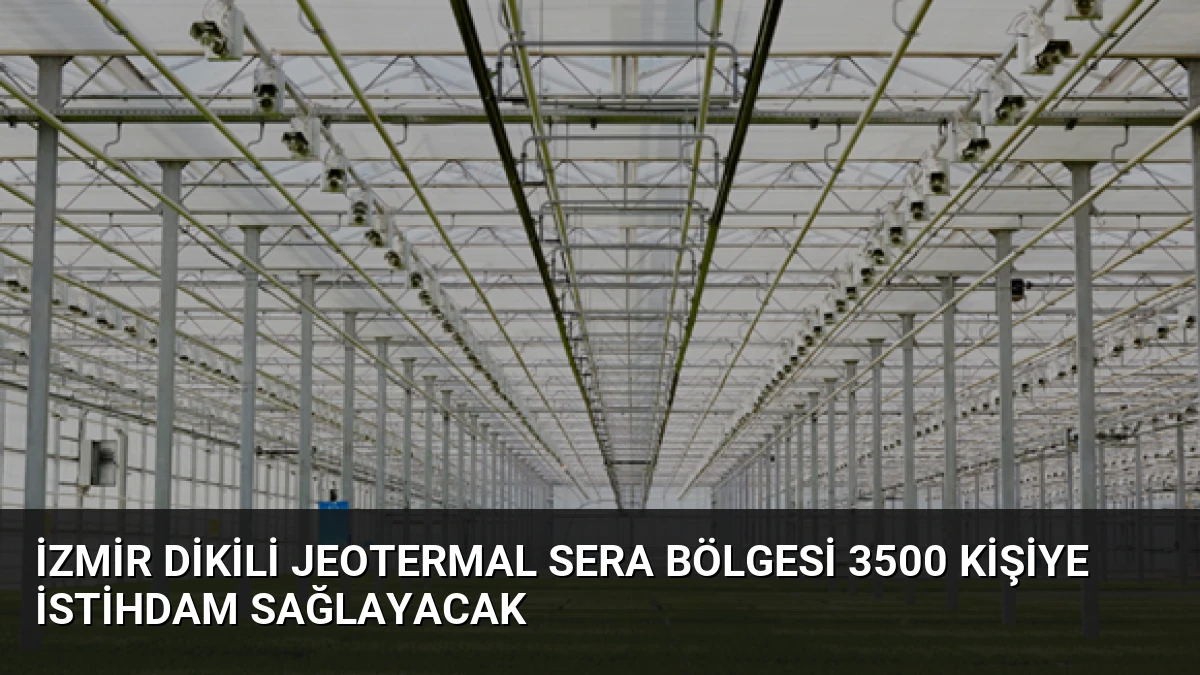 İzmir Dikili Jeotermal Sera Bölgesi 3500 Kişiye İstihdam Sağlayacak