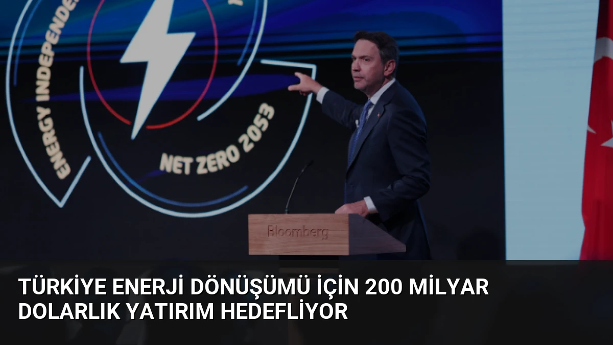 Türkiye Enerji Dönüşümü İçin 200 Milyar Dolarlık Yatırım Hedefliyor