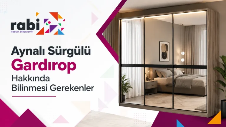 Aynalı Sürgülü Gardırop Hakkında Bilinmesi Gerekenler
