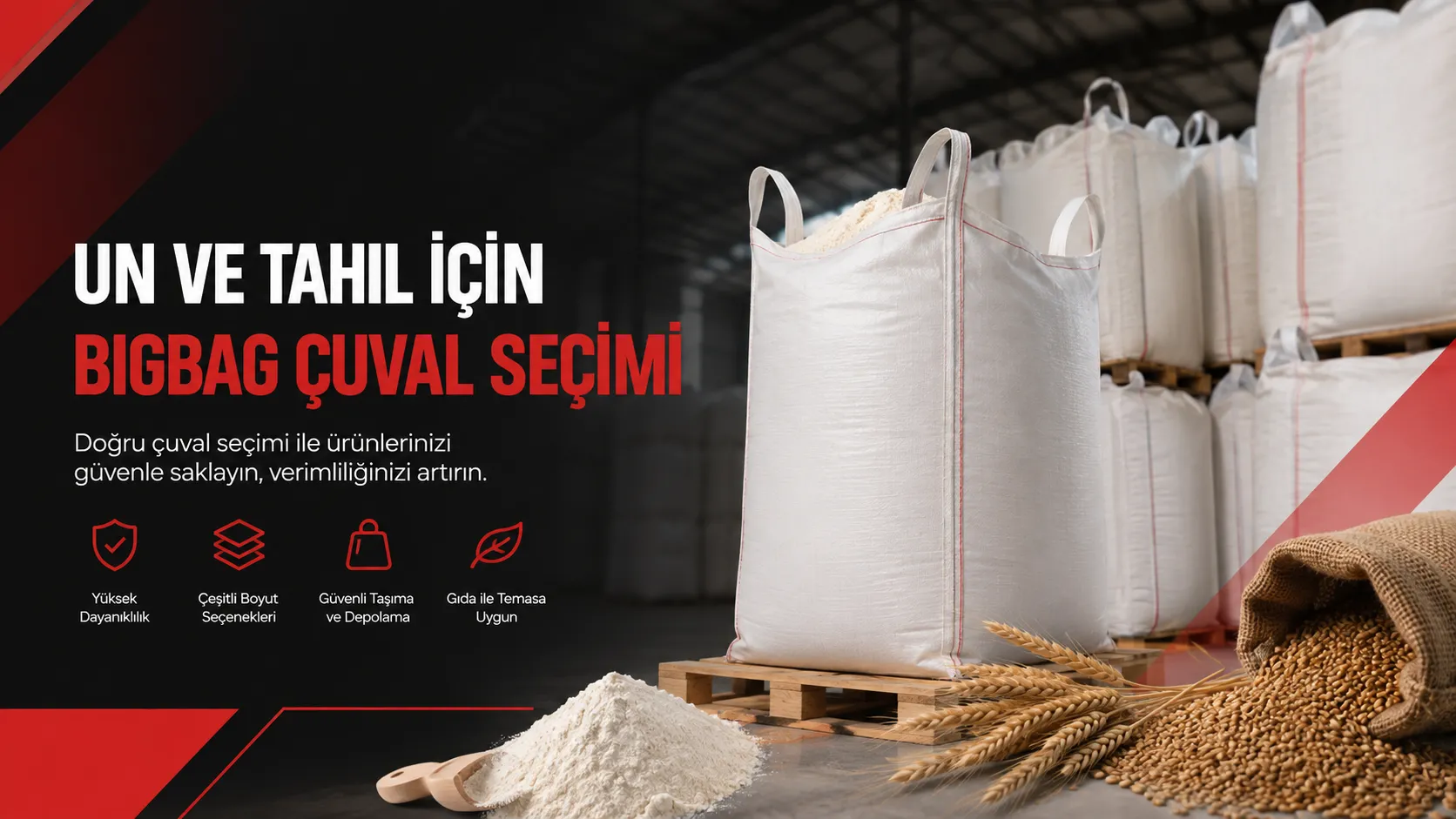 Un ve Tahıl İçin Bigbag Çuval Seçimi