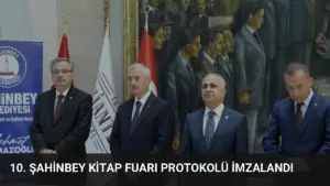 10. Şahinbey Kitap Fuarı Protokolü İmzalandı