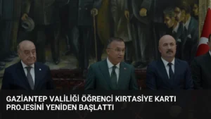 Gaziantep Valiliği Öğrenci Kırtasiye Kartı Projesini Yeniden Başlattı